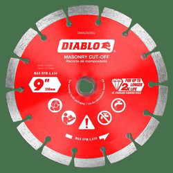Diablo DiamondSawBlade,Diam:9",Arbor:5/8",7/8" DMADS0900