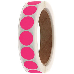 Roll Products 3/4" Color Code Circles  Flo P 119-0003Z