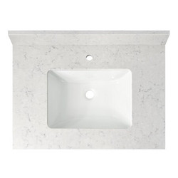 Cahaba Vanity Top w/Ceramic Basin,31 x 22 in CAVT31RM