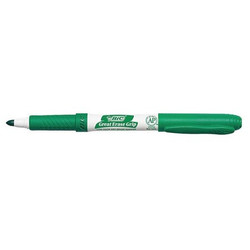 Bic Dry Erase Marker Set,Green,Capped,PK12 BICGDE11GN