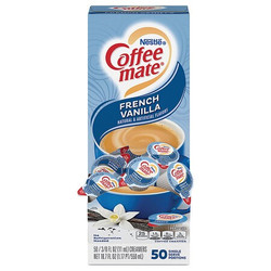 Coffee Mate French Vanilla Creamer,0.38oz,50Ct,PK200 35170