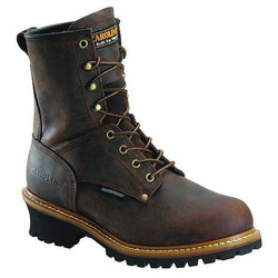 Carolina Shoe Logger Boot,EEEE,10 1/2,Brown,PR CA9821