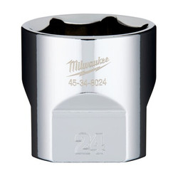 Milwaukee Tool 3/8" Drive 24mm Socket 45-34-8024