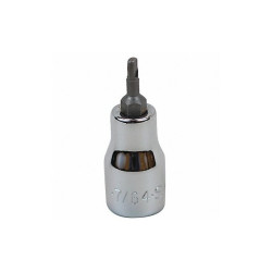 Sk Professional Tools Socket Bit, Steel, 3/8 in, TpSz 7/64 in 41204