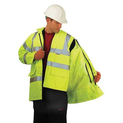 Occunomix Jacket,Insulated,5XL,Yellow,37inL LUX-TJFS-Y5X