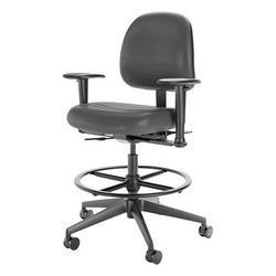 Cramer Intensive Task Chair,50 in H,Black RPMH2-282-2B