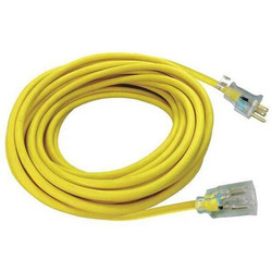 Manufacturer Varies Ltd Ext Crd,50ft,14Ga,15A,SJTW,Yel 52NY27