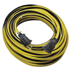 Manufacturer Varies Lock Ext Crd,100ft,12Ga,15A,SJTW,Yel/Blk 52NY23