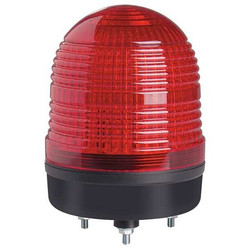 Dayton Warning Light,Red,LED,Stud 26ZT50