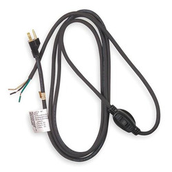 Manufacturer Varies Power Cord,5-15P,SJ,10 ft.,Blk,10A,16/3 1KEG6