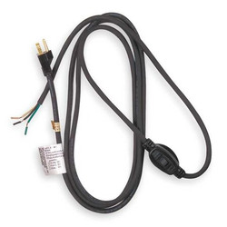 Manufacturer Varies Power Cord,5-15P,SJO,10 ft.,Blk,10A,14/3 1TNC8