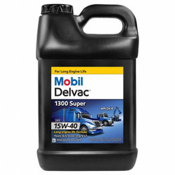 Mobil Engine Oil,2.5 gal,Synthetic Blend 122493