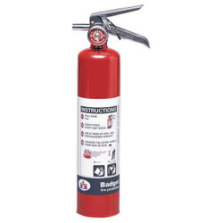 Badger Fire Extinguisher,Steel,Red,BC B275BC
