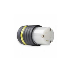 Legrand GrdMntrLckCon,Strt;30A;BlkWht,Nyl,L6-30R L630CGCM