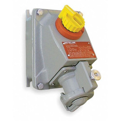 Hubbell Killark Mch Intrlk Dvc,3P4W,60 A,600V AC,1/3hp VSQ6034
