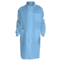 Kimtech Lab Coat,M,Blue,SMS,PK25 10046