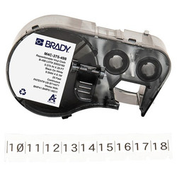 Brady Precut Label Roll Cartridge,White M4C-375-498