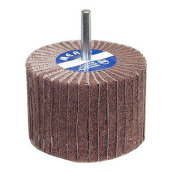 Merit Flap Wheel,2 in Dia,1 1/2 in W, PK10 08834138125
