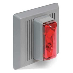 Edwards Signaling Horn Strobe,Red,120VAC 869STRR-N5