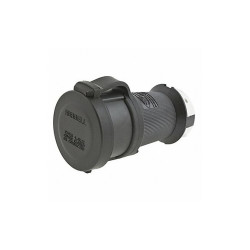 Hubbell Wiring Device-Kellems WT LckCon,Strt;20 A;Blk; Wht,Vlx,L5-20R HBL2313SW