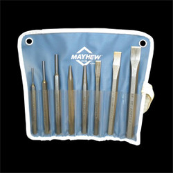 Mayhew Punch/Chisel Kit,754K 8Pc MAY61025