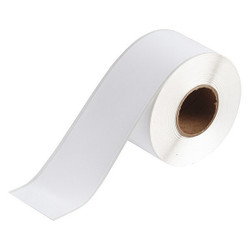Brady Label,2-1/4" W,White,Continuous Roll J20C-2250-2595