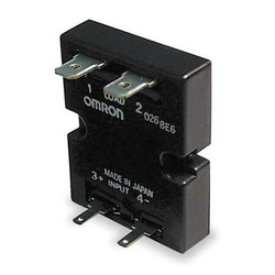 Omron SolStateRelay,In4-30VDC,Out120-240VAC G3NE-205T-US-DC5