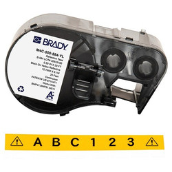 Brady Continuous Label Cartridge,Yellow,Gloss M4C-500-584-YL