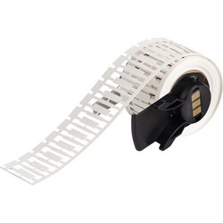 Brady Wire Marker,Rectangle,White,19/32" W M6-15-390