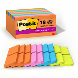 Post-it&reg; Super Sticky Adhesive Note 62218SSAUC