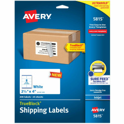 Avery TrueBlock Shipping Label 5815
