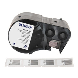 Brady Precut Label Cartridge,White,Matte M5-156-492