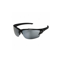 Edge Eyewear Safety Glasses, Silver, Mirrored, Black SDK117-G2