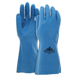 Mcr Safety Chemical Resistant Gloves,Nitrile,S,PK12 5360S