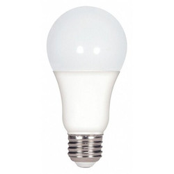Satco Bulb,LED,15.5W,120V,A19,Base E26,27K,PK4 S28789