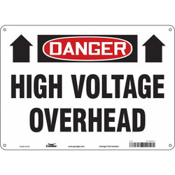 Condor Safety Sign,10 inx14 in,Aluminum 479U63