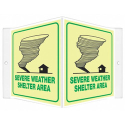 Condor Safety Sign,6 inx8 1/2 in,PETG 480Y90