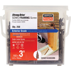 Strong-Drive 250ct 3"t25 Sdws Screw SDWS16300QMB