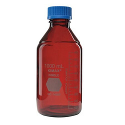 Kimble Chase Media Bottle,225 mm H,101 mm Dia 14399-1000