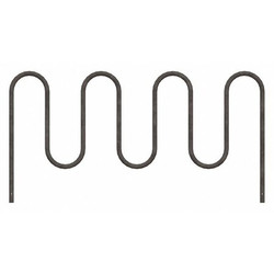 Madrax Bike Rack,Silver Color,9 Cap.,89" W QS-WP36-9-IG-G