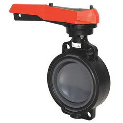 Georg Fischer Butterfly Valve,PVC ,6 In 161567007