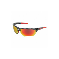 Mcr Safety SafetyGlasses,Rd,AntiFog,Gry DM131RDC