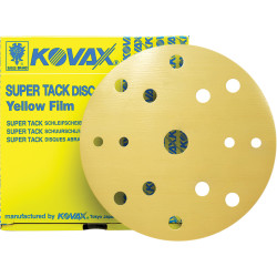 6” Yel-Film S-Tack (Hook & Loop) Dustless Discs 15/H-P800 524-0800