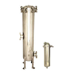 Fulflo Filter Housing,16" H,3 1/2" Dia,Silver EHG01S1T