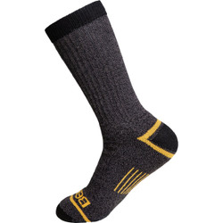 Berne Men's 6 to 12 Brindle Performance Work Crew Socks (3-Pack) SK102BND400