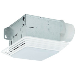 678 Broan 50 CFM 2.5 Sones 120V Bath Exhaust Fan with Light