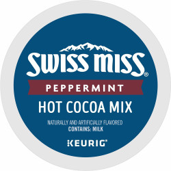 Swiss Miss&reg; K-Cup Peppermint Hot Cocoa - Hot Cocoa, Peppermint - 22 / Box