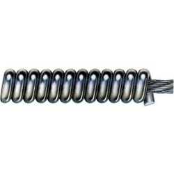 General Wire 100EM3 100'x1/2"" Flexicore Cable w/ Male & Female Ends