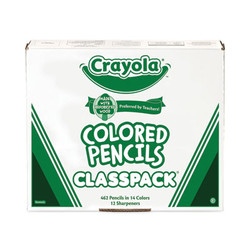 Crayola® PENCIL,COLORED,462/BX,AST 688462