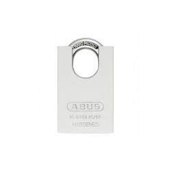 Abus Keyed Padlock, 31/32 in,Rectangle,Silver 83CSIC/55